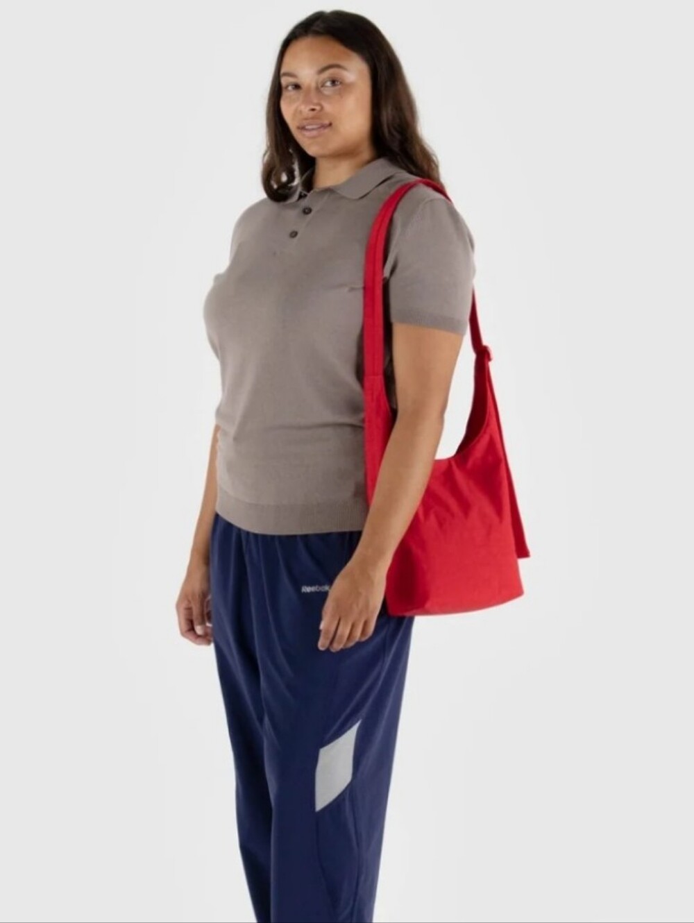 NWT Baggu Small Nylon Sling Candy Apple